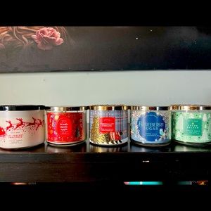 Christmas bundle bath & body works candles